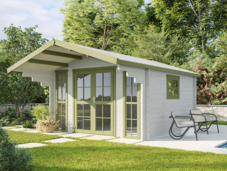 The Derry Garden Lodge | Premium 3.8m × 3.2m Timber Log Cabin