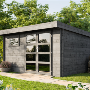 Log Cabin 3,9x3 (treated Grey)
