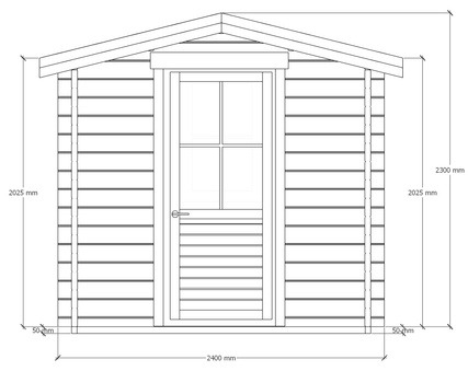 5m² Apitherapy Cabin Floor Plan