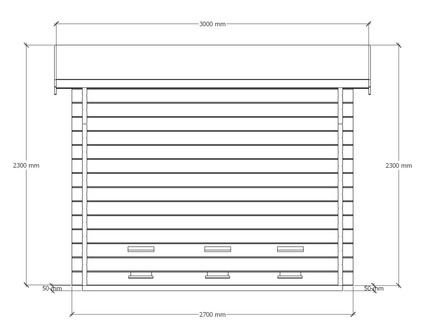5m² Apitherapy Cabin Drawing 1