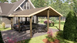 36m² Double Carport