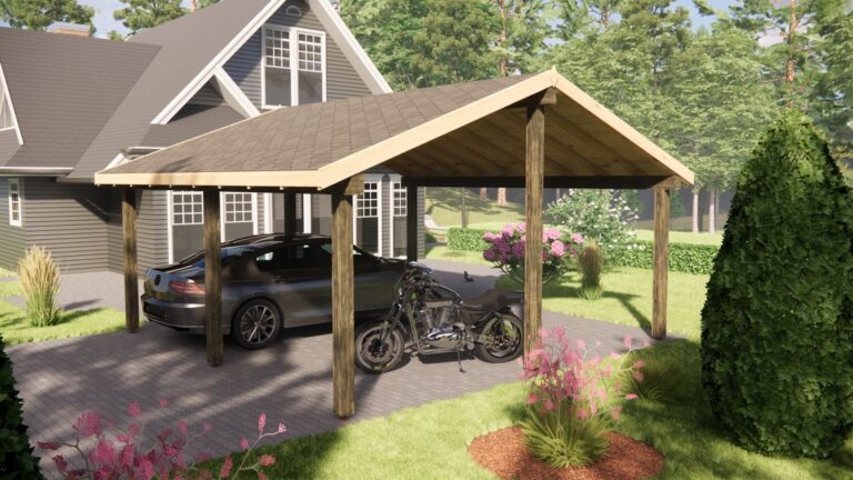 36m² Double Carport