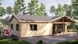 68m² Clad Timber Home