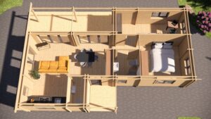 68m² Clad Timber Home