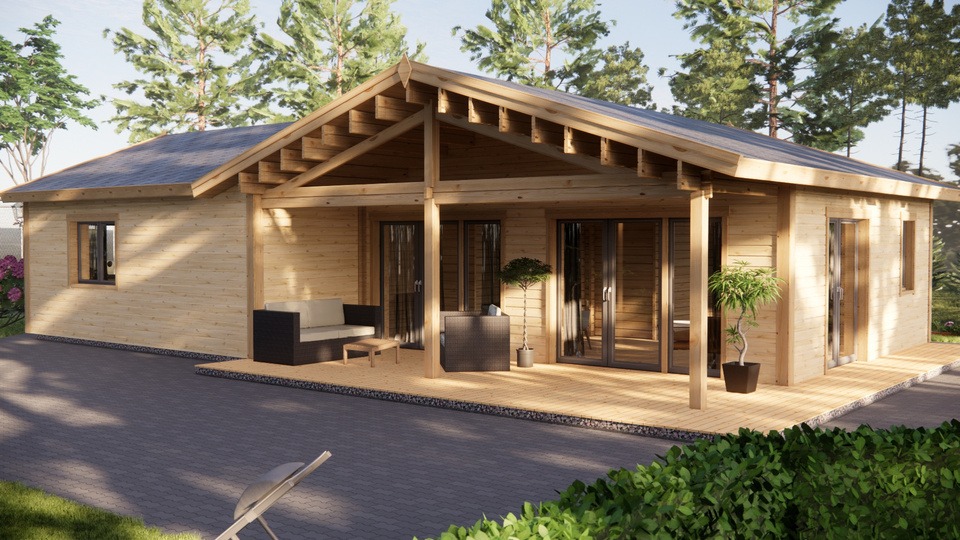 68m² Clad Timber Home