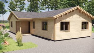 68m² Clad Timber Home