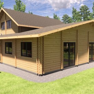 180m² Two-Storey Timber Home