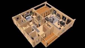180m² Two-Storey Timber Home
