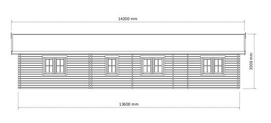 98m² Timber Home Floor Plan