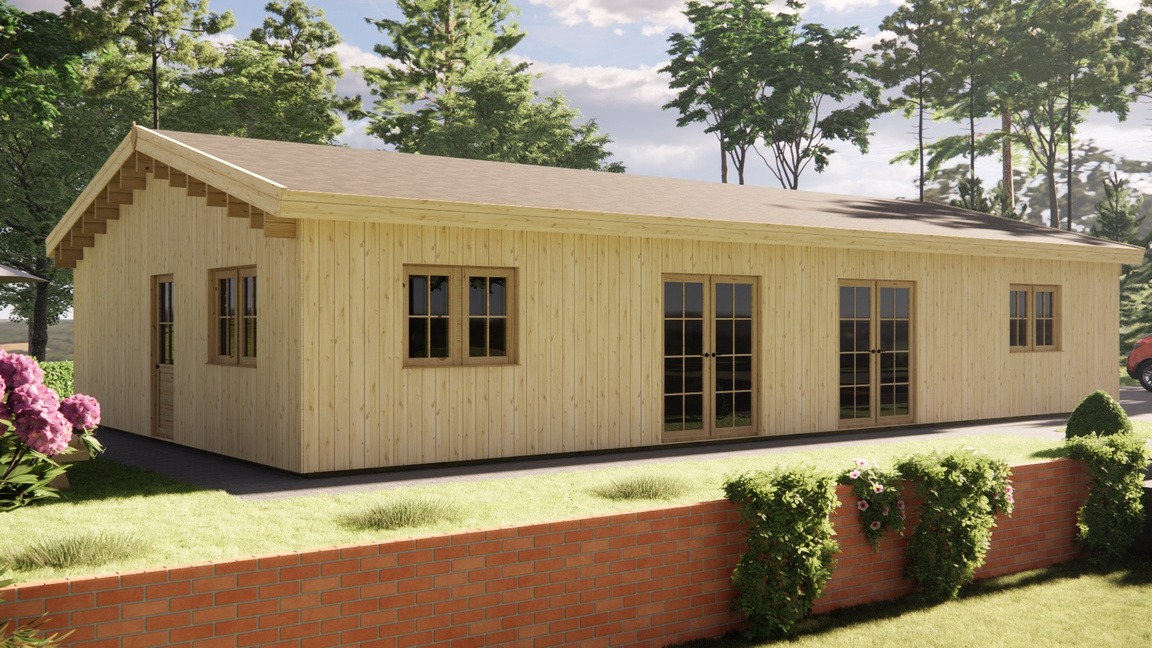 98m² Clad Timber Home