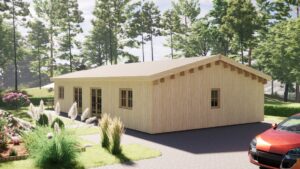 98m² Clad Timber Home