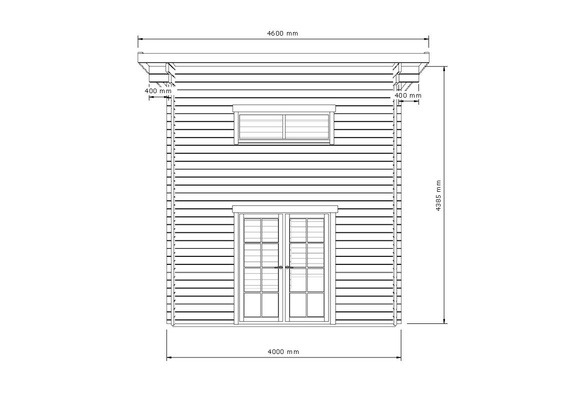 35m² Two-Level Timber Home Floor Plan