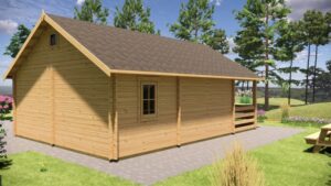 32m² Timber Home with Terrace