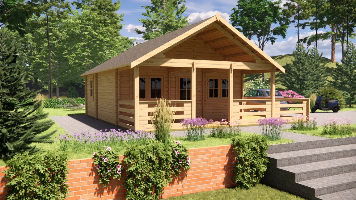 32m² Timber Home with Terrace