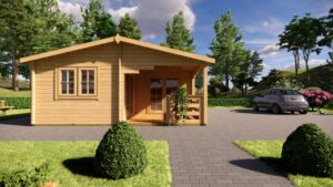 24m² Timber Home with Terrace
