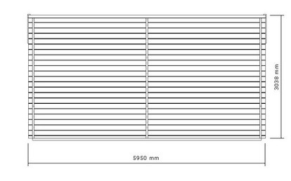 17m² Modern Summer House Drawing 2