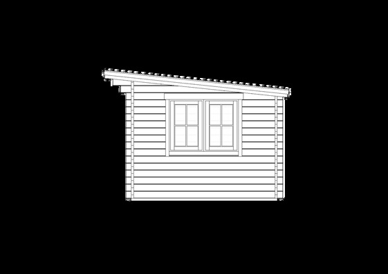 10m² Garden Summer House Drawing 1