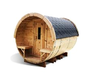Thermo-Wood Sauna Barrel 3.0m × Ø2.27m