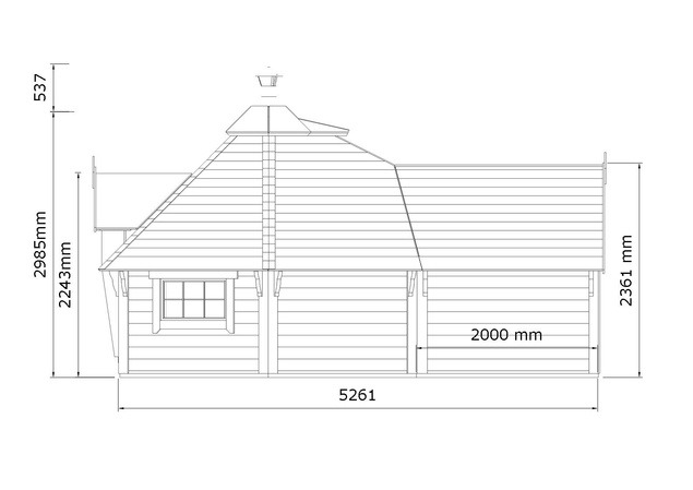 9.2m² Grill House Floor Plan