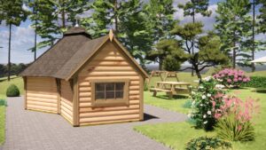 9.2m² Grill House with 2.5m Extension