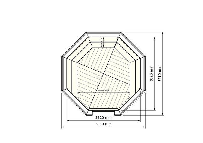 6.9m² Grill House Drawing 2
