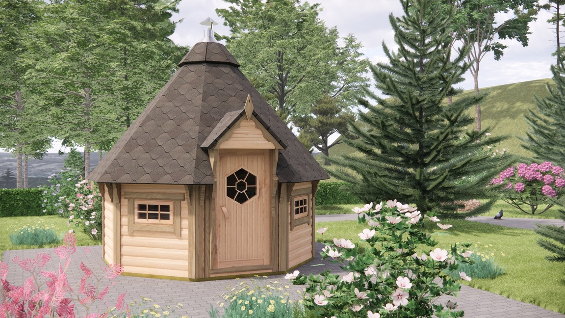 6.9m² Grill House