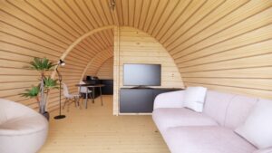 4×8m Two-Bedroom Camping Pod